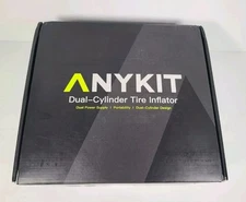 Tire Inflator Portable Air Compressor 4X Faster Inflation Double Cylinder Pump