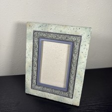 Heartstone By Bill Stross Sage Green 4x6 Frame Ornate Leaf Relief 2004 Demdaco