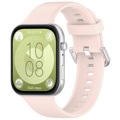 Armband für Huawei Watch Fit 5 / 5 Pro / 4 / 4 Pro / 3 Bizon Ührenband Hellrosa