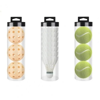 Pickleball Aufbewahrungsbox Transparent mit Deckel Ballhalter