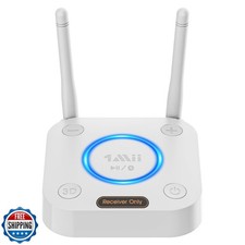 Upgraded 1Mii Bluetooth 5.1 Receiver, Long Range HiFi Bluetooth Audio Adapt