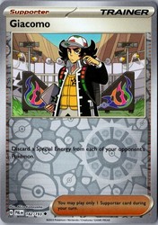 Giacomo 182/193 Paldea Evolved Reverse Holo