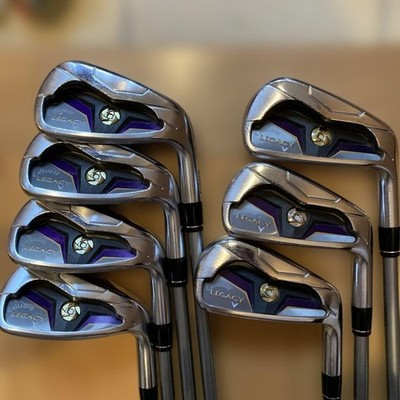 Callaway) Iron Set 7 piece Legacy V FLEX-SR 5-A Golf Clubs From