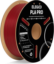 PLA PRO Filament 1.75Mm Burgundy Red 1KG, 30-250Mm/S Printing Speed Improved Rig