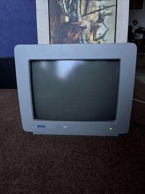 Atari SM124 Monochrommonitor für Atari ST Serie, 16bit, Inkl. Netz- Monitorkabel