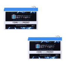 Mighty Max 12V 12Ah Lithium Battery Compatible with Kid Trax Rechargable - 2Pack