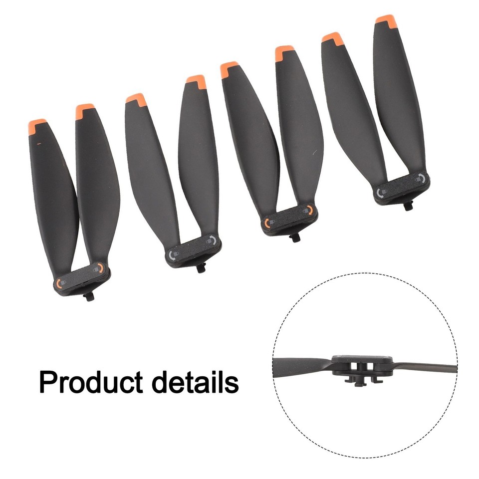 For DJI For Mini 5 Pro Propeller Replacement 4pcs Black PC 7.8x2.3x2 ...