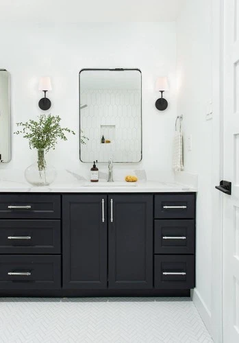 Crystorama Sylvan 13 3/4" Black Finish White Glass Shade Wall Sconce - Picture 7 of 7