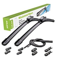 26 and 19 Inch Front Windshield Wiper Blades 2 Pack Streak-Free Quiet,