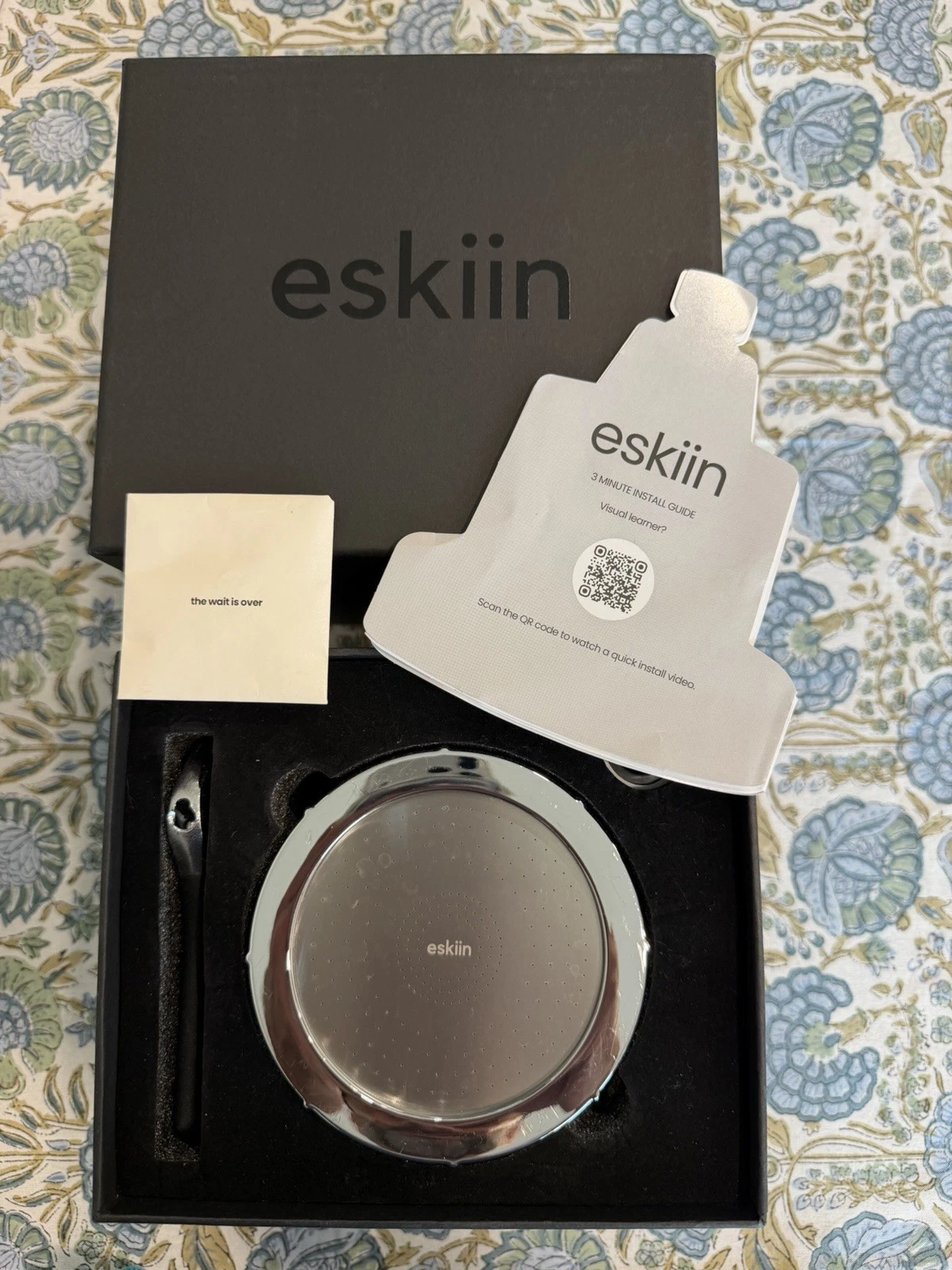 Eskiin Chrome Filtered Shower Head Used Good Condition Retail 150