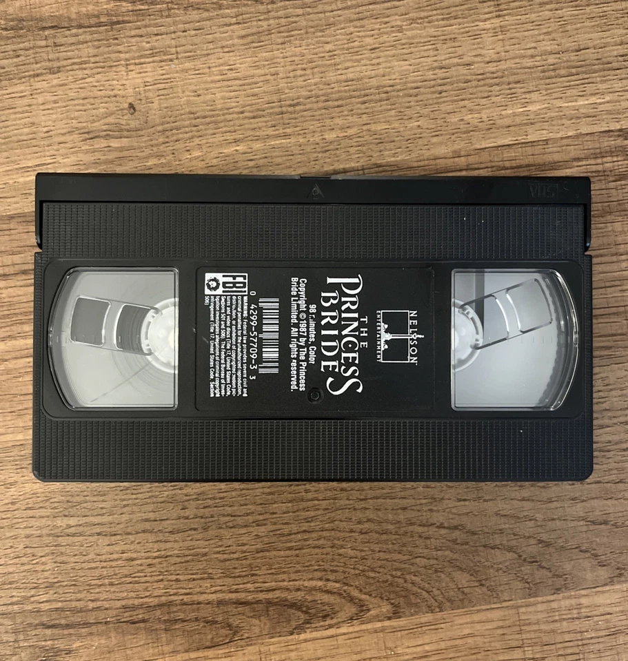 Vintage 1987 The Princess Bride VHS Nelson Entertainment TESTED - Image 3 of 3