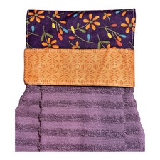 Floral - Handmade Hanging Kitchen Dish Hand Towel - 100 Cotton 339
