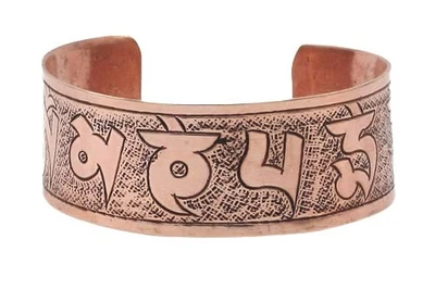 Om Mani Armreif aus Kupfer 102266 - Bild 1 von 4