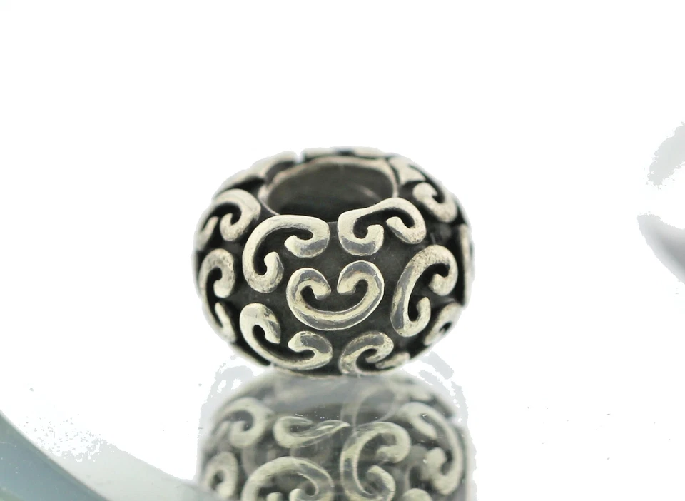 original Pandora ALE Charm ornamental verzierte Kugel 925er Silber 3,57g - Bild 2 von 4