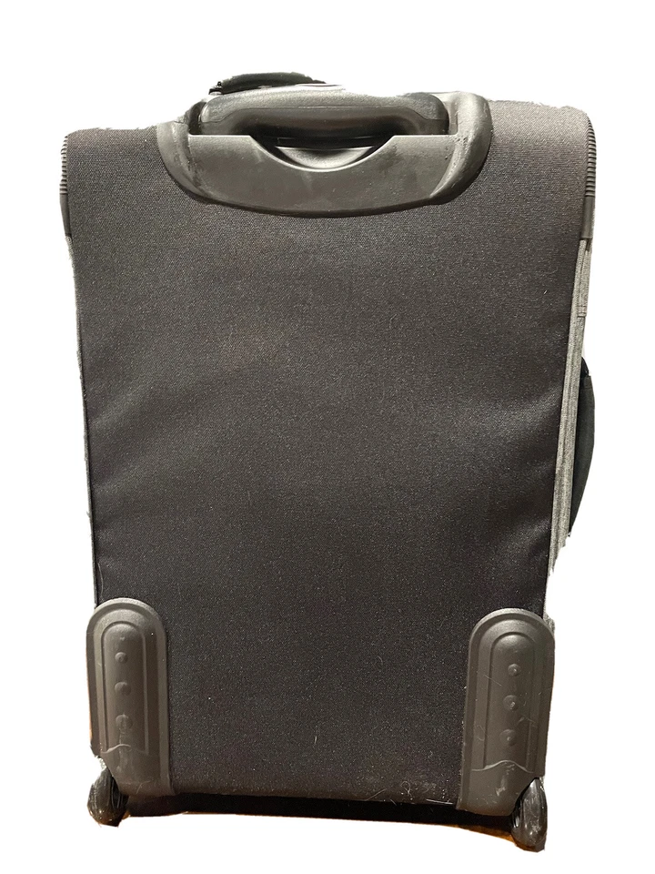 Equipaje de mano con ruedas Callaway Master Staff Pro lado suave gris 22x14x9 raro Foto 2 de 4