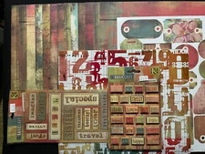 BASIC GREY "SUBLIME" 12X12 SS CARDSTOCK, TRANSPARENCIES AND STICKERS