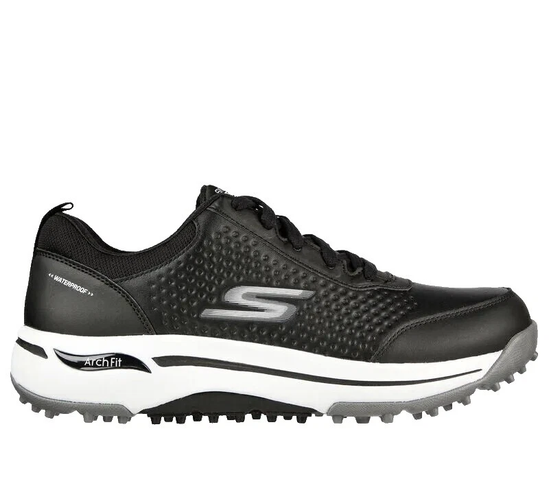 Parte superior de cuero Negro Zapatos De Golf Para Hombres Zapato de EE. UU. 9