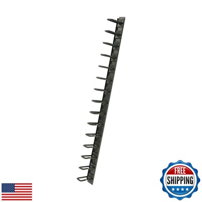 NavePoint 1 Channel Tool-Less Plastic Vertical Ringed Cable Manager 34 Inch w