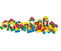 Simba Spielzeug Eichhorn Bunte Holzbausteine Nr. 100010171