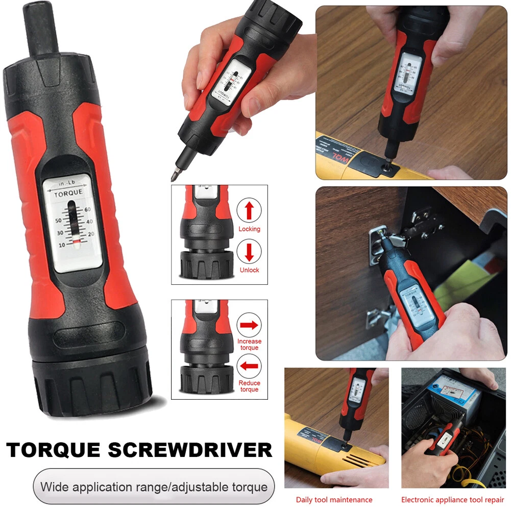 Manual Torque Wrench Clear Scale Preset Torque Wrench Screwdriver Hand Tools
