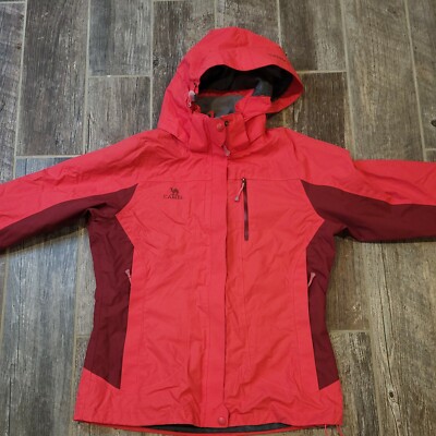 CAMEL CROWN Women's Waterproof Rain Jacket Outdoor Hiking