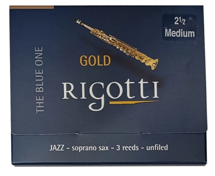 Rigotti ance sax soprano Gold Jazz 2.5 Medium