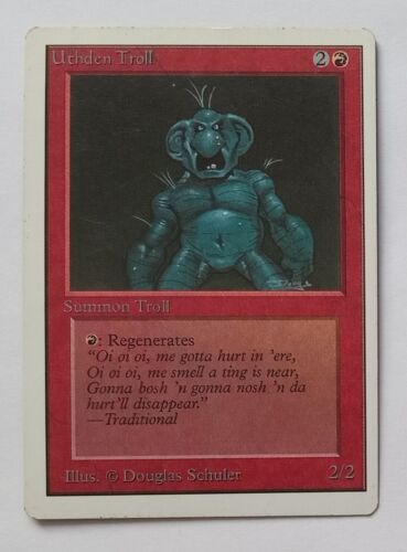 Magic MTG - Uthden Troll - Unlimited Edition - LP - Picture 1 of 1