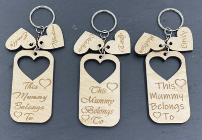 Love Mum And Dad Keyring Personalsed Keyring Keychain Gift For Mum