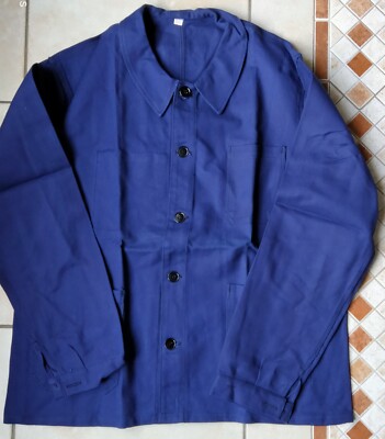 Ancienne Veste Bleu De Travail 