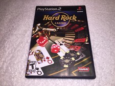 Hard Rock Casino (Sony PlayStation 2, 2006) PS2 Black Label Complete Excellent!