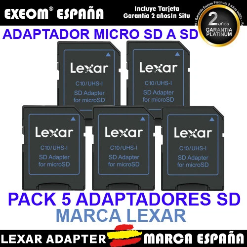 Lectores y adaptadores de tarjetas de memoria Lexar para ordenadores