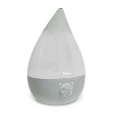 Crane Drop Humidifiers Ultrasonic Cool Mist Humidifier Filter Free 1 Gal Grey  