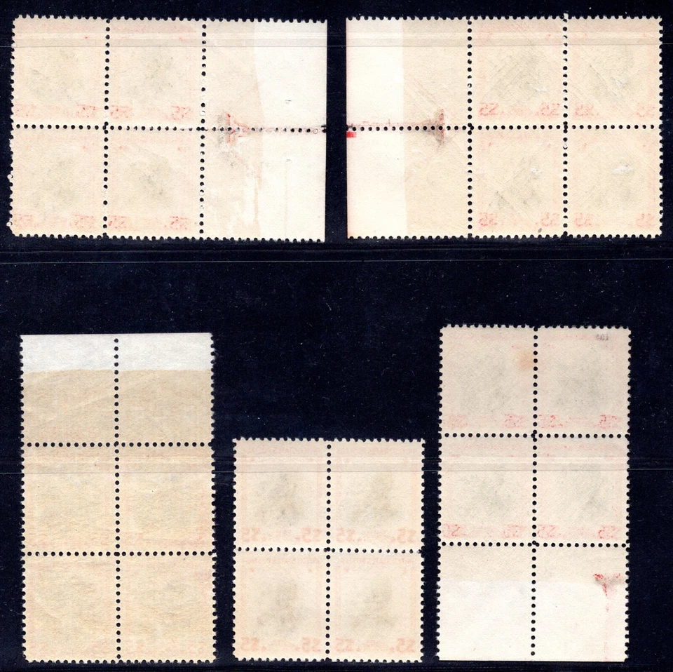 US 1938 FIVE DOLLARS CALVIN COOLIDGE SCOTT #834 IN BLOCKS OF FOUR - Image 2 of 2