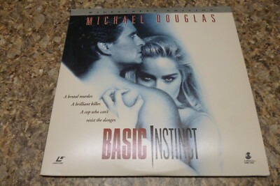 Basic Instinct Laserdisc 2 Disc Movie Michael Douglas Widescreen Edition LD69015