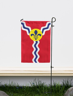 St. Louis, Missouri USA Gartenflagge | Größe 12x18'' doppelseitig | Made in EU