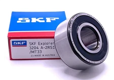 SKF 3204 A-2RS1/MT33 Double Row Bearing, (SKF 5204-2RS) 20x47x20.6mm new