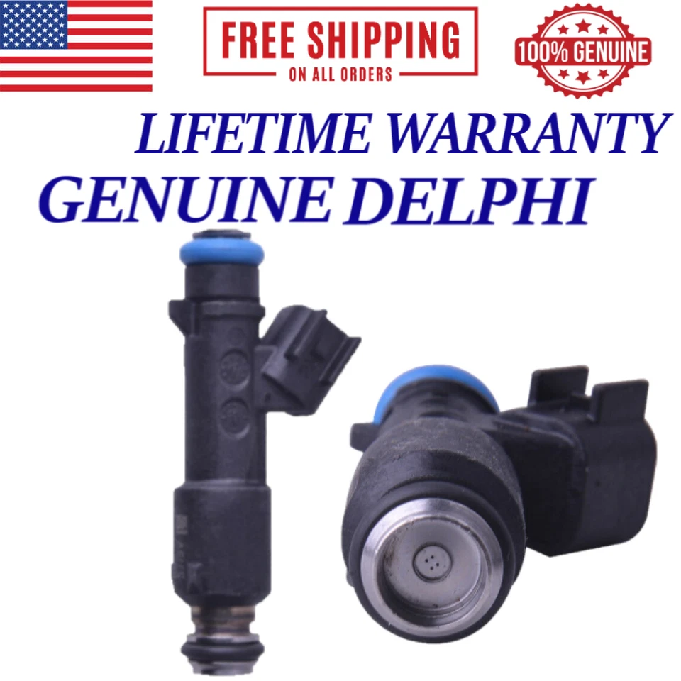 NEW 4pcs Genuine Delphi Fuel Injectors For 2005-2010 Chevrolet Cobalt 2.2L I4 - Image 2 of 2