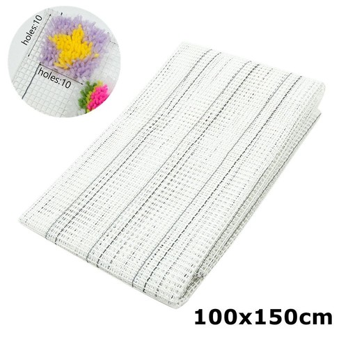 Rug Hooking Mesh Canvas DIY Blank Rug Canvas Mesh for Carpet Rug Making 1x1.5m - Picture 8 of 10