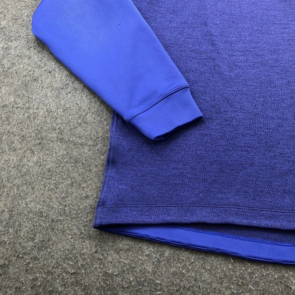 Pullover Nike Para Hombre Medio Púrpura Azul Gimnasio 1/4 Cremallera Dri Fit Tour Rendimiento Foto 2 de 4