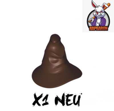 Lego    1x Sprechender Hut   Harry Potter Sorting Hat   Dark Brown   38974   Neu