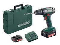 Metabo Bs 14.4 Akku-Bohrschrauber | 2 Akkus, Koffer 14V, 2Ah, 40Nm Akkuschrauber