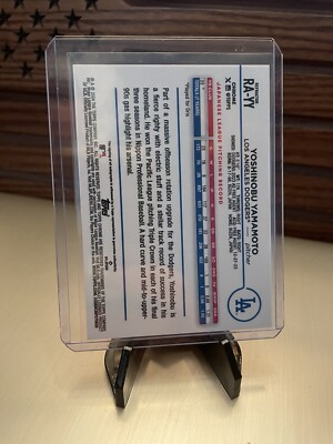 2024 Topps Chrome - Auto Refractor Yoshinobu Yamamoto /499 2024 Topps Chrome - Auto Refractor Yoshinobu Yamamoto /499