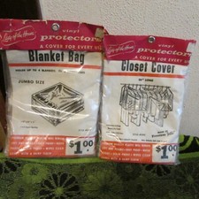 2 New Vintage Lady of the House Blanket Bag/ Closet Cover. Clothes Protectors