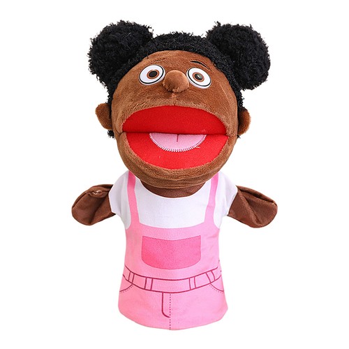 1x Family Finger Puppets Cotton Doll Animal Baby Educational Hand Toy 11'' - Picture 15 of 24