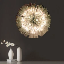 lights Modern LED Glass Chandelier Bedroom lobby Ceiling Lighting Lamp light Yc