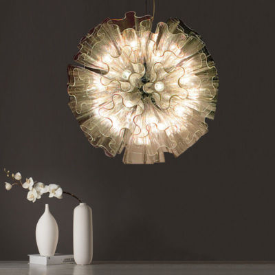 lights Modern LED Glass Chandelier Bedroom lobby Ceiling Lighting Lamp light Yc