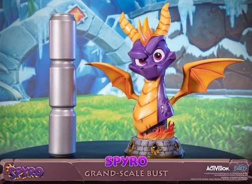 Estatua First4Figures Spyro the Dragon Gran Escala Busto Edición Estándar Sin usar y en caja - Imagen 13 de 14