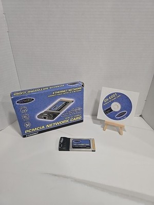   Dynex DX-E201 32 Bit 10/100Mbps PCMCIA Laptop Ethernet NIC Network Card WORKS