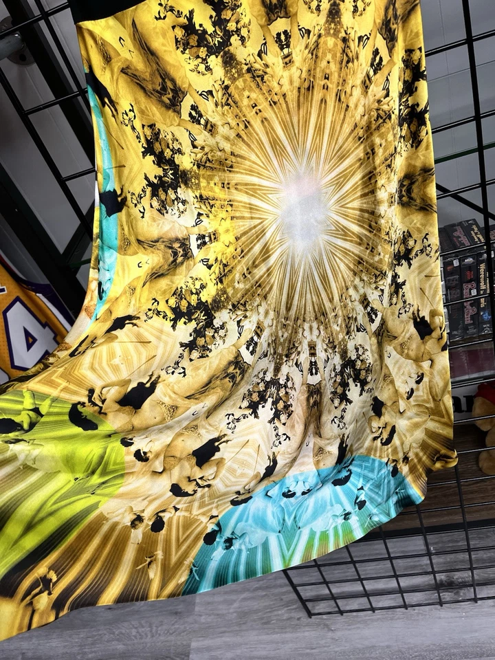 Vestido Vintage JPG Jean Paul Gaultier Mujer Tono Joya Seda Talla Pequeña Foto 3 de 4