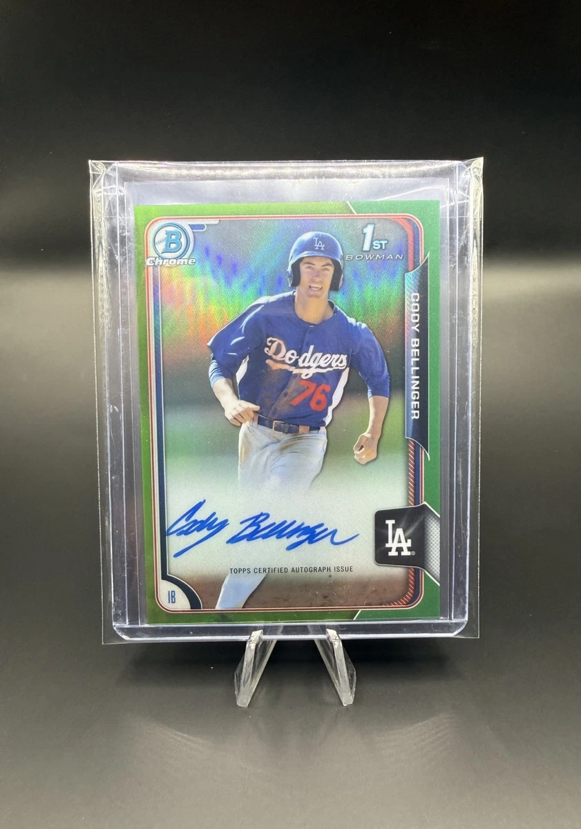 スポーツ選手 bowman chrome cody bellinger auto Bowman Cody Bellinger Baseball Sports Trading Cards & Accessories